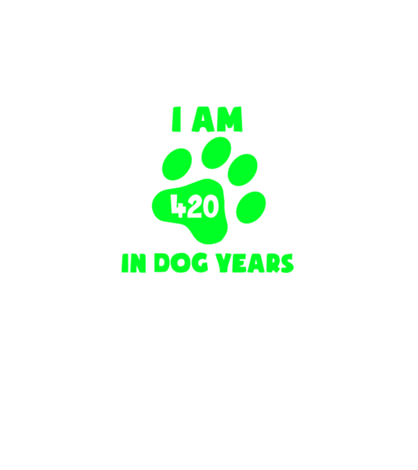 Dog Year - 420 model gri închis pe tricou