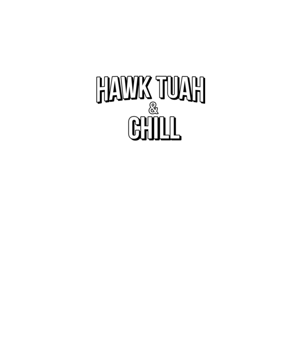 Hawk tuah and chill netflix model bordo pe tricou