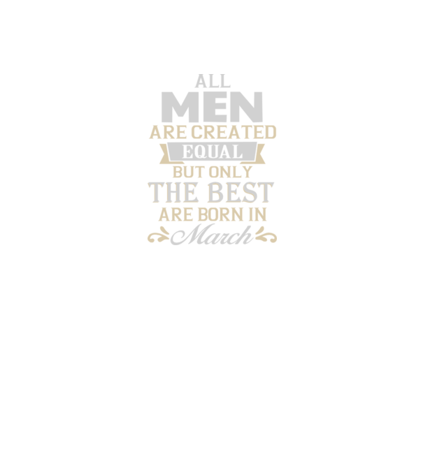 All men created equal but only the beat are born in march model albastru regal pe tricou