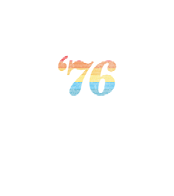 Retro Birthday 1976 model alb pe tricou
