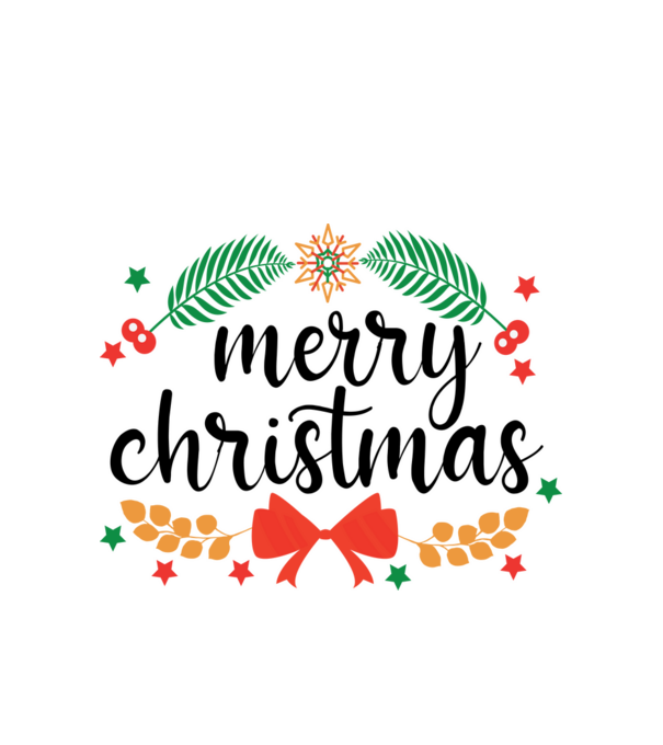 Merry christmas model alb pe tricou