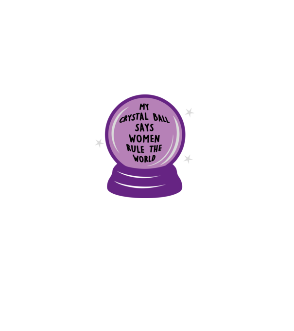 Women rule the world model negru pe tricou