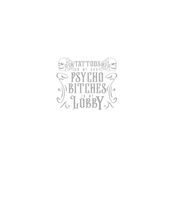 Psycho bitches model negru pe tricou