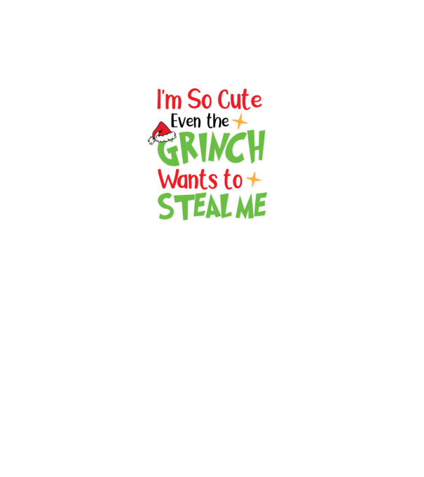 So cute Grinch model negru pe tricou