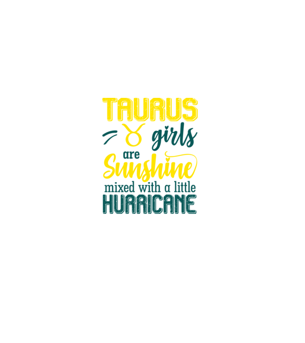 Sunshine with Hurricane TAURUS model negru pe tricou