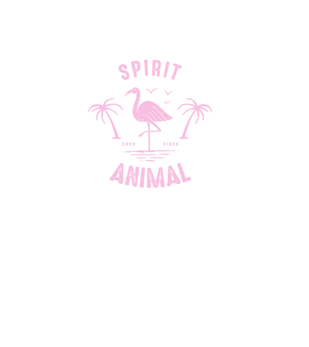 SPIRIT ANIMAL model negru pe tricou