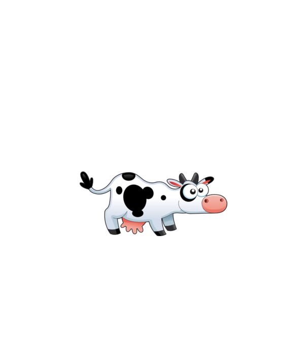 Cow model albastru închis pe tricou