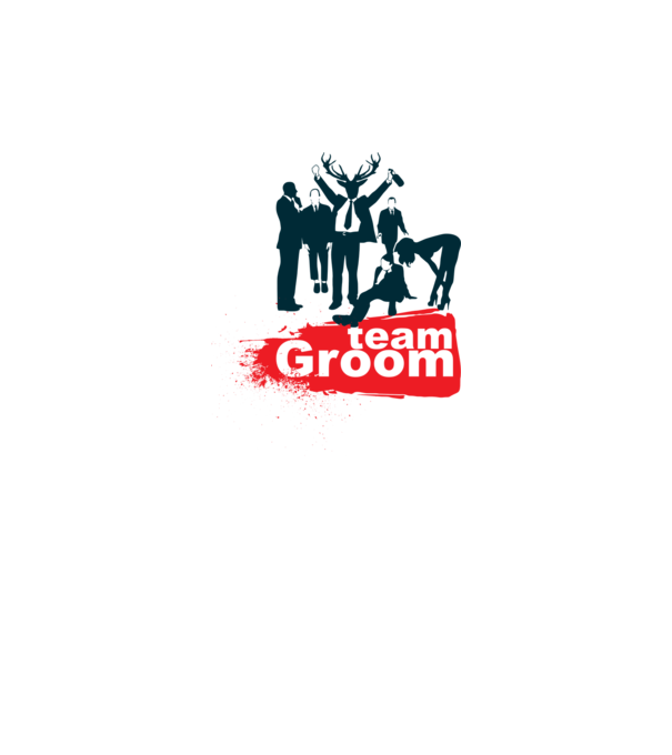 Reservoir Groom Team model alb pe tricou