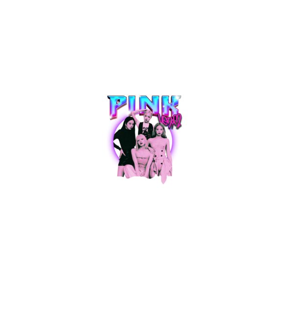 BLACKPINK pink venom model gri pe tricou