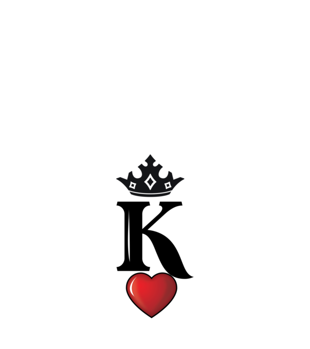 Cuplu HeartKing model alb pe tricou