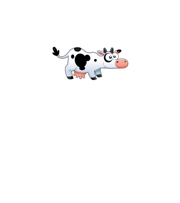 Cow model albastru regal pe tricou