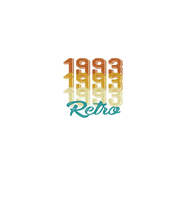 Retro 1993 model gri pe tricou
