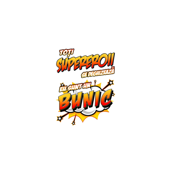 Toți supereroii se deghizează, eu sunt un bunic model albastru regal pe tricou