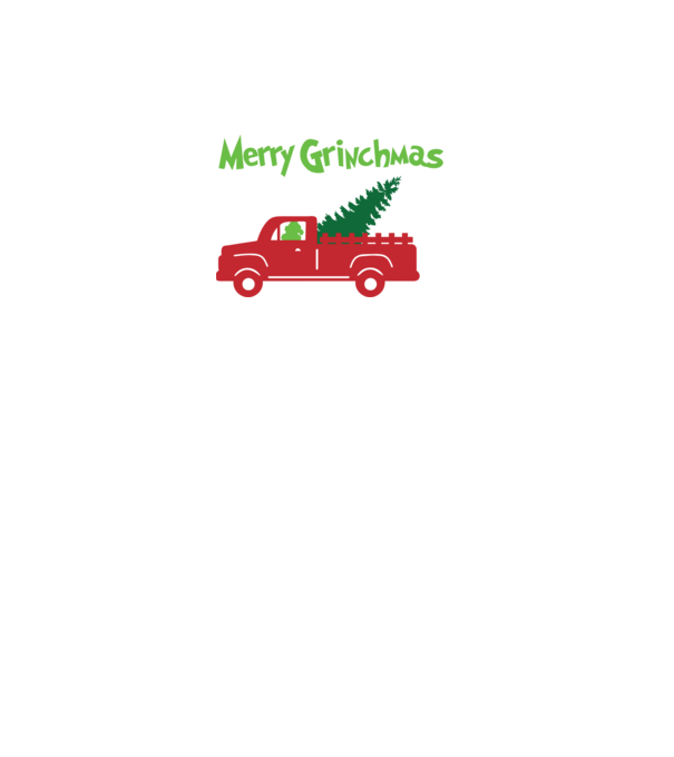 Grinchmas truck model negru pe tricou