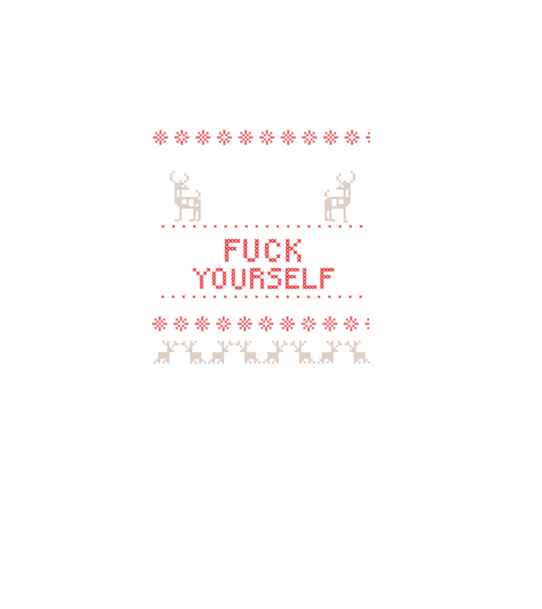 Merry go fuck yourself model negru pe tricou