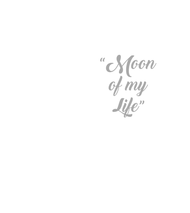 Moon of my life model galben neon pe tricou