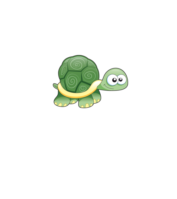 Turtle model albastru deschis pe tricou