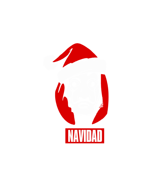 feliz navidad merry christmas money heist model alb pe tricou