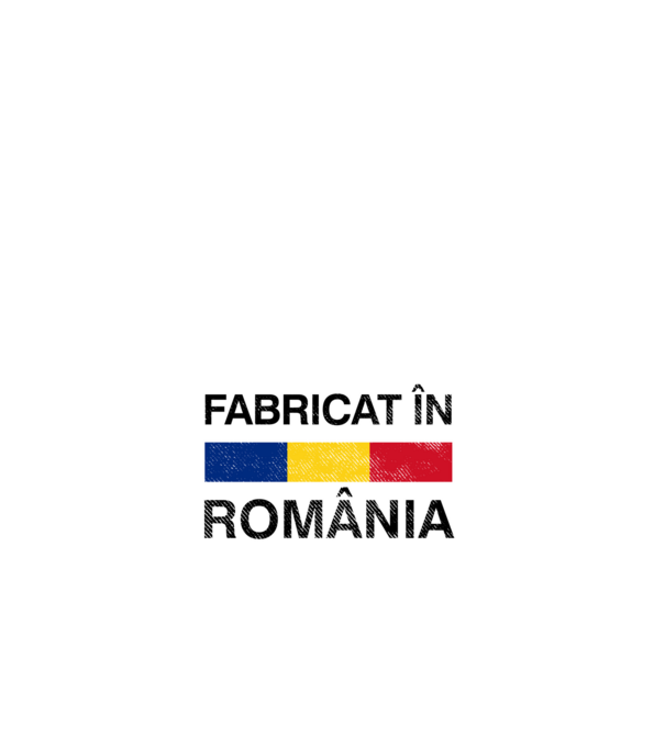 Fabricat în România model negru pe tricou