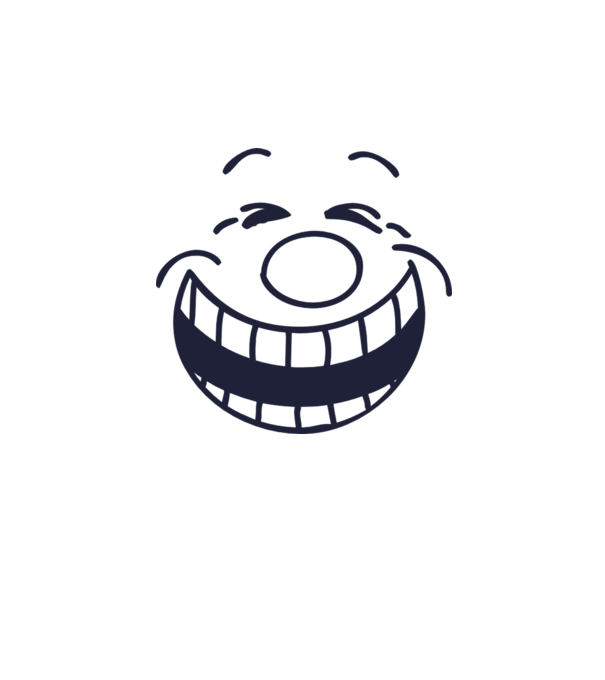 Funny Face Smiley model alb pe tricou