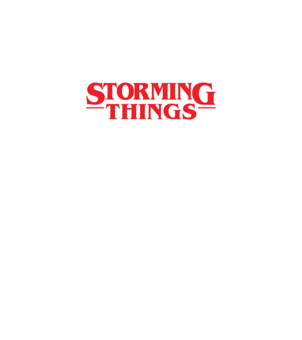 storming things - area 51 model negru pe tricou