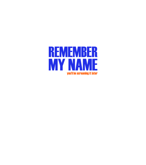 Remember My Name model alb pe tricou