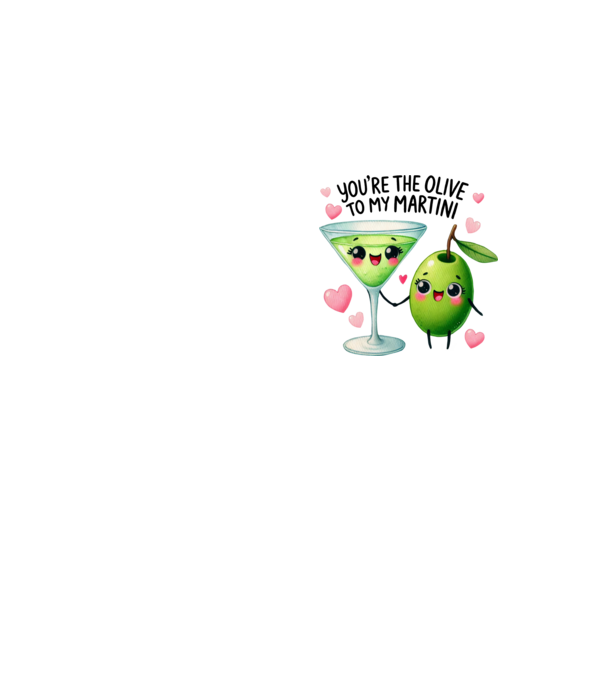 Olive to my Martini model galben neon pe tricou