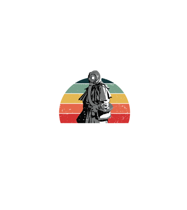 Retro chernobyl model negru pe tricou