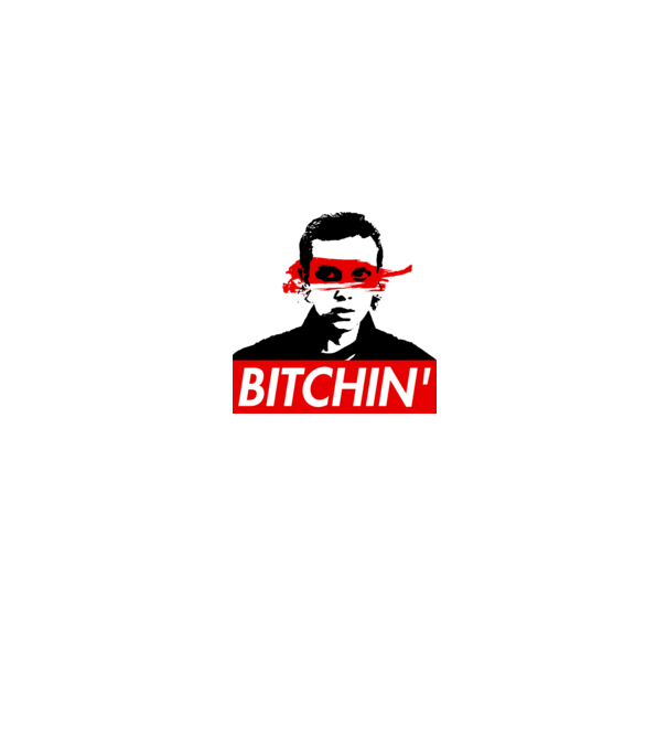 bitchin eleven model gri pe tricou