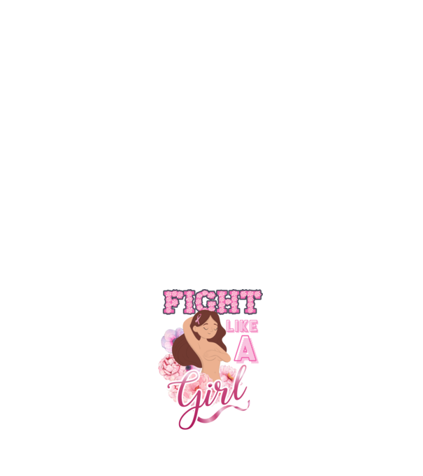 FIGHT like a girl model negru pe tricou