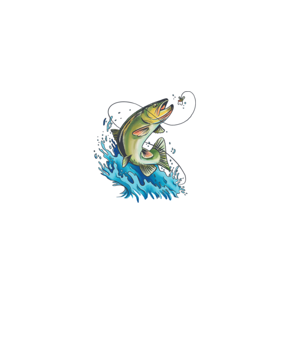 Fish model roz deschis pe tricou