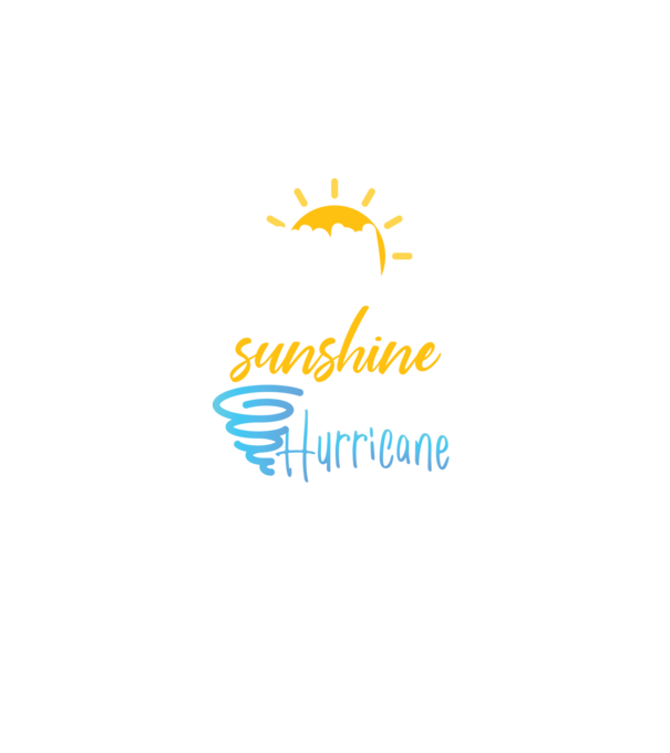 January Girls are Sunshine mixed with a little Hurricane model negru pe tricou