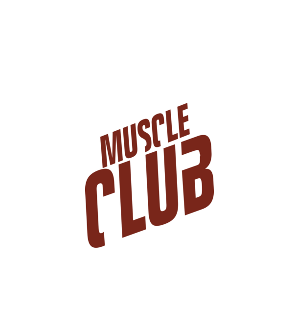 Muscle Club model negru pe tricou