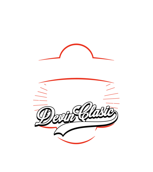 Devin Clasic - 1975 model alb pe tricou