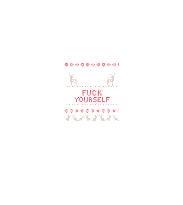 Merry go f-ck yourself model negru pe tricou