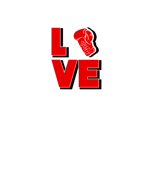 LOVE BOX model alb pe tricou