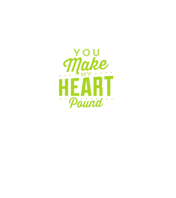 Make my heart model negru pe tricou