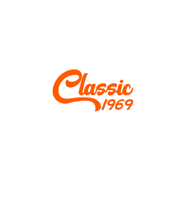 Classic 1969 model negru pe tricou