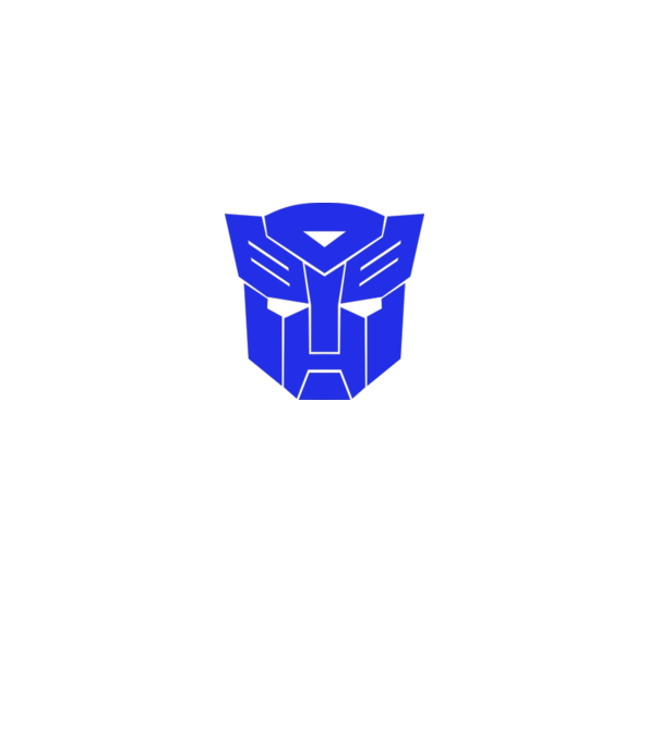 Autobot model gri pe tricou