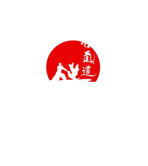Aikido model gri închis pe tricou