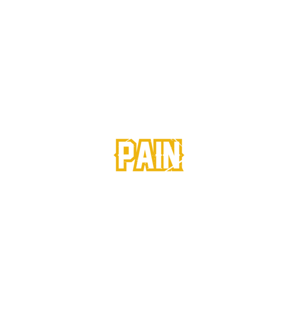 No Pain No Gain model albastru jeanși pe tricou
