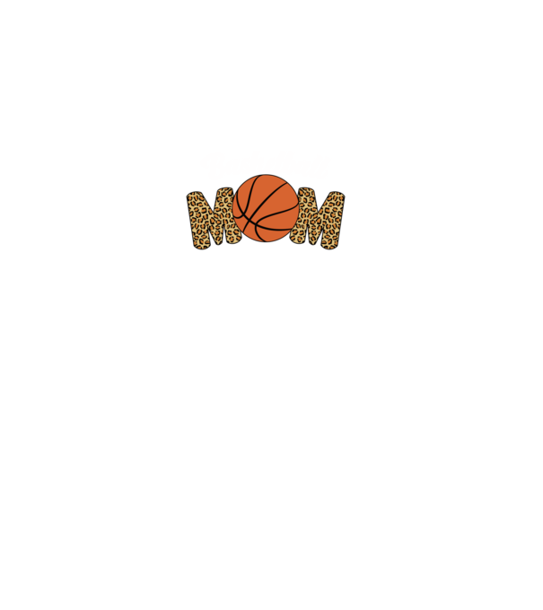 Basketball Mom model negru pe tricou