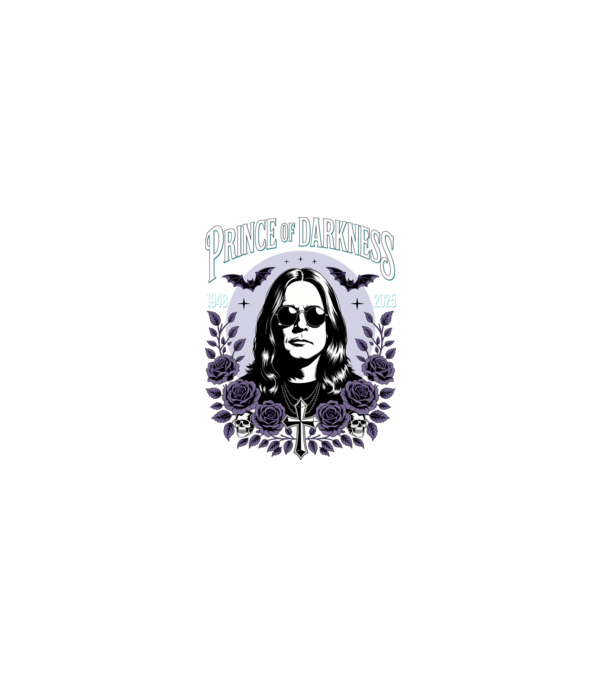 Prince of Darkness model negru pe tricou