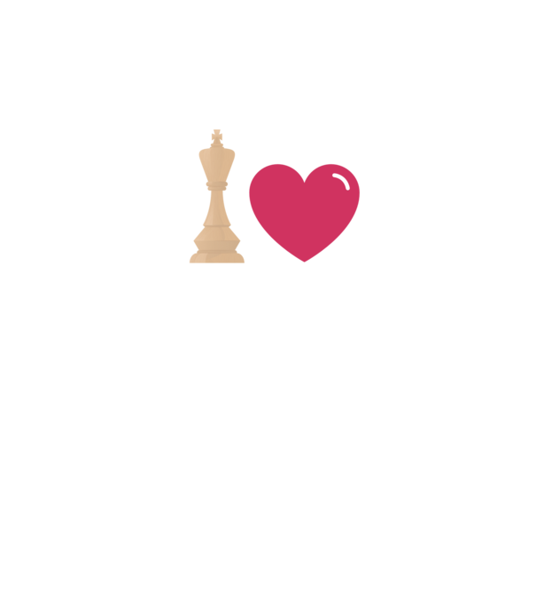 Love chess model negru pe tricou