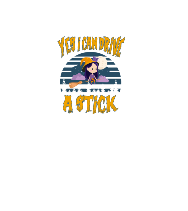 Yes, i can drive a stick model negru pe tricou