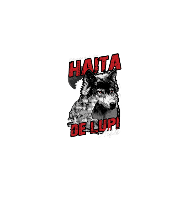 Petrecere de burlac - haită de lupi masculi alfa model negru pe tricou