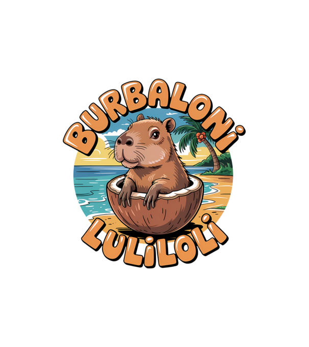Burbaloni Luliloli model nisipiu pe tricou