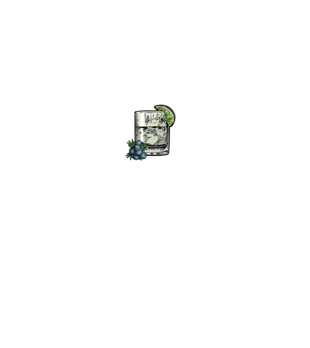 Let the fun be gin model negru pe tricou