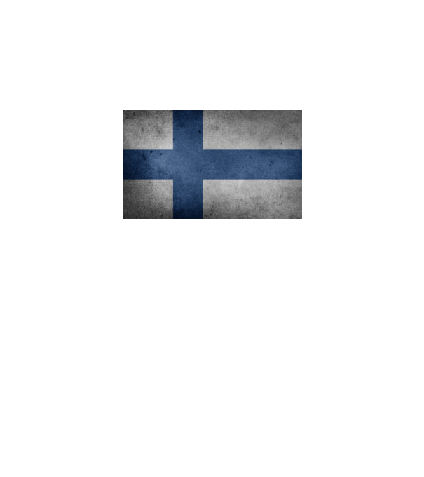 FINLAND model negru pe tricou