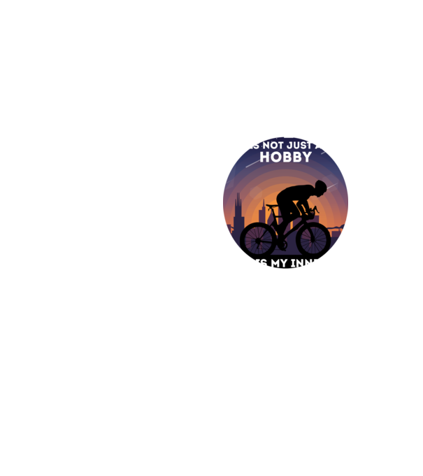 cycling is not just a hobby model galben neon pe tricou